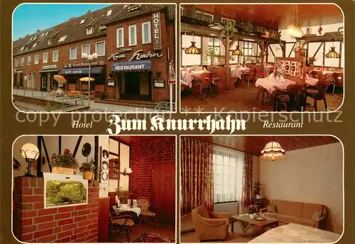 AK / Ansichtskarte Wilhelmshaven Hotel Zum Knurrhahn Restaurant Gaststube Zimmer Wilhelmshaven