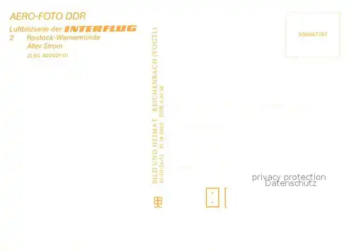 AK / Ansichtskarte Rostock Warnemuende Alter Strom Fliegeraufnahme Rostock Warnemuende