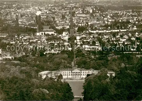 AK / Ansichtskarte Kassel Schloss Wilhelmshoehe mit Stadtblick Kassel