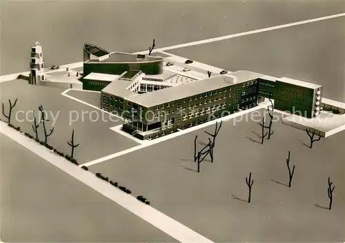 AK / Ansichtskarte Berlin Baustein fuer Kloster und internationales Studentenheim Berlin