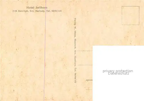 AK / Ansichtskarte Hanstedt_Nordheide Hotel Sellhorn Restaurant Terrasse Hanstedt_Nordheide