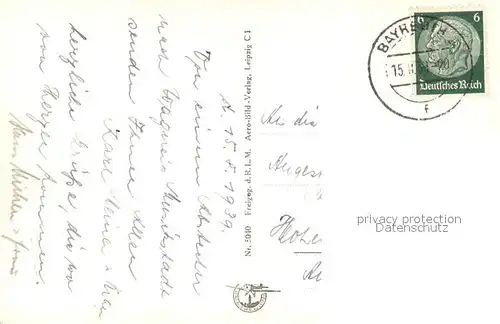 AK / Ansichtskarte Bayreuth Richard Wagner Festspielhaus Fliegeraufnahme Bayreuth