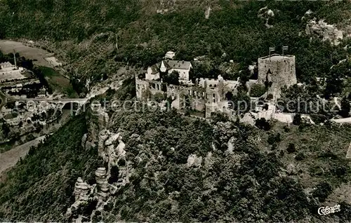 AK / Ansichtskarte Nideggen_Eifel Burg Nideggen Fliegeraufnahme Nideggen Eifel