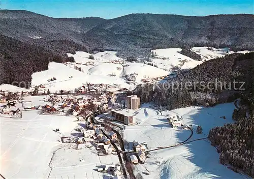AK / Ansichtskarte Baiersbronn_Schwarzwald Schwarzwaldsanatorium Obertal Fliegeraufnahme Baiersbronn Schwarzwald