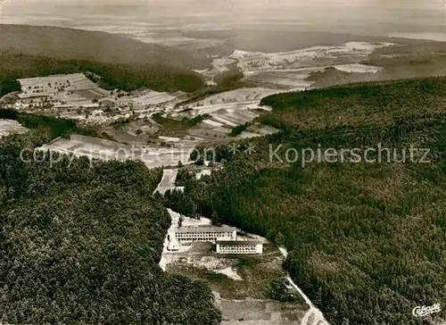 AK / Ansichtskarte Arnoldshain Ev Akademie und Postzeitenheim Fliegeraufnahme Arnoldshain