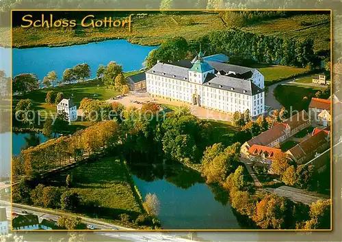 AK / Ansichtskarte Schleswig_Schlei Schloss Gottorf Fliegeraufnahme Schleswig_Schlei
