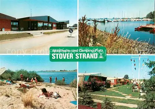 AK / Ansichtskarte Drage_Elbe Mobilheim und Campingplatz Stover Strand Drage_Elbe