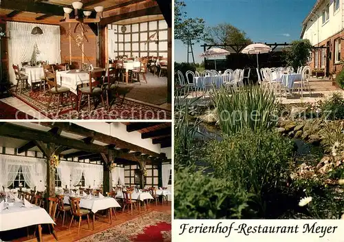 AK / Ansichtskarte Drochtersen Ferienhof Restaurant Meyer Gartenterrasse Drochtersen