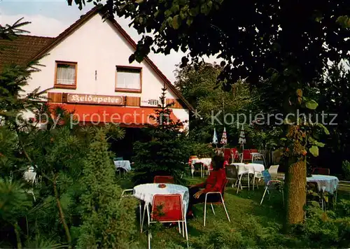 AK / Ansichtskarte Hanstedt_Nordheide Heidepeter Gaestehaus Pension Garten Hanstedt_Nordheide