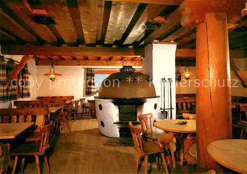 AK / Ansichtskarte Bad_Reichenhall Gaststube im Rasthaus Schlegelmulde am Predigtstuhl Bad_Reichenhall