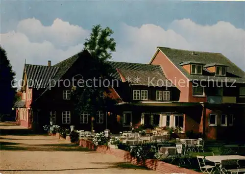 AK / Ansichtskarte Hanstedt_Nordheide Hotel Sellhorn Restaurant Terrasse Hanstedt_Nordheide