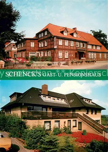 AK / Ansichtskarte Amelinghausen_Lueneburger_Heide Schencks Gasthaus Pension ADAC Hotel Amelinghausen_Lueneburger