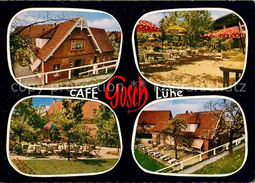 AK / Ansichtskarte Luehe_Gruenendeich Cafe Gosch Gartenterrasse 