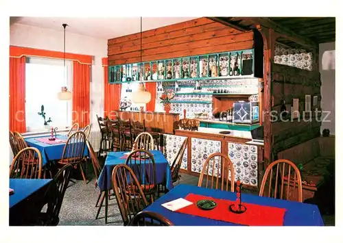 AK / Ansichtskarte Pellworm Hotel Restaurant Friesenhaus Suederkoog Gastraum Pellworm