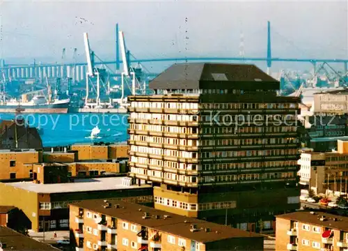AK / Ansichtskarte Hamburg Endo Klinik Hafen Koehlbrandbruecke Hamburg