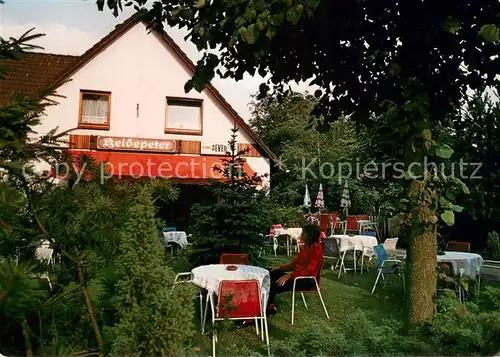 AK / Ansichtskarte Hanstedt_Nordheide Heidepeter Gaestehaus Pension Garten Hanstedt_Nordheide