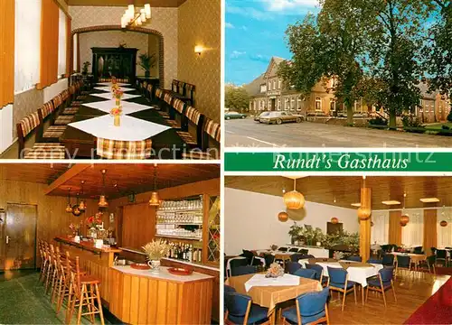 AK / Ansichtskarte Winsen_Luhe Rundts Gasthaus Gastraum Theke Winsen Luhe