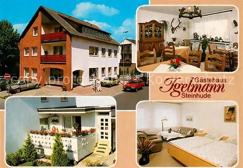 AK / Ansichtskarte Steinhude_Wunstorf Gaestehaus Igelmann Gastraum Fremdenzimmer 
