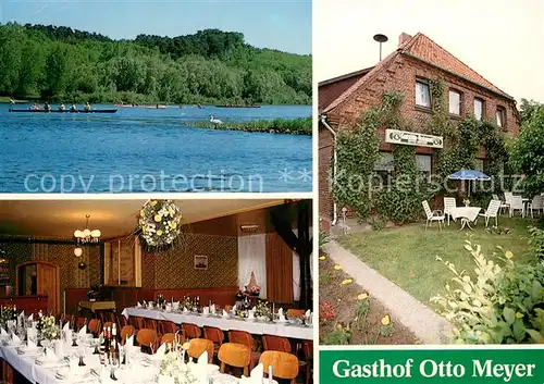 AK / Ansichtskarte Wendewisch Gasthof Otto Meyer Restaurant Partie an der Elbe Wendewisch