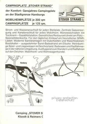 AK / Ansichtskarte Stove Mobilheim und Campingplatz Stover Strand Stove