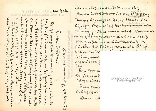 AK / Ansichtskarte Staffelstein Fliegeraufnahme Staffelstein