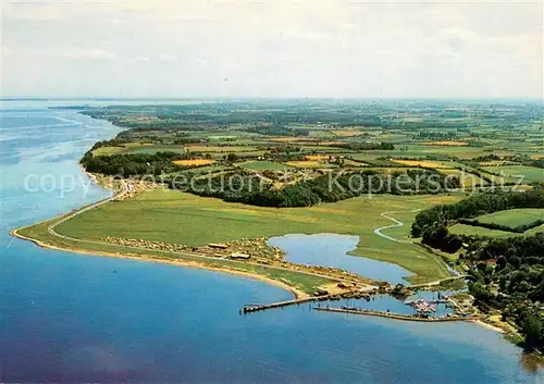 AK / Ansichtskarte Langballigau Westerholz Fliegeraufnahme Langballigau