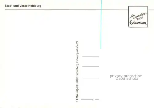AK / Ansichtskarte Heldburg_Bad_Colberg Stadt und Veste Heldburg Fliegeraufnahme Heldburg_Bad_Colberg