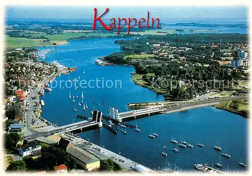 AK / Ansichtskarte Kappeln_Schlei Fliegeraufnahme Kappeln_Schlei