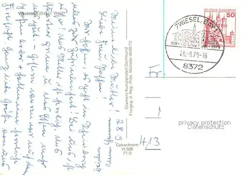 AK / Ansichtskarte Viechtach_Bayerischer_Wald Fliegeraufnahme Viechtach_Bayerischer