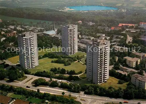 AK / Ansichtskarte Ulm__Donau AEG AG Systemtechnik Gmbh Hochhaeuser Fliegeraufnahme 