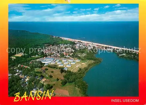 AK / Ansichtskarte Bansin_Ostseebad Fliegeraufnahme Bansin_Ostseebad