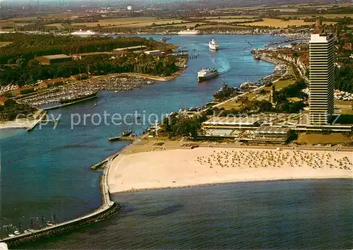 AK / Ansichtskarte Travemuende_Ostseebad Fliegeraufnahme Travemuende_Ostseebad