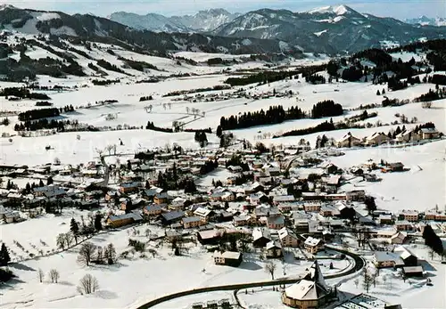 AK / Ansichtskarte Oy Fliegeraufnahme mit Allgaeuer Alpen Oy