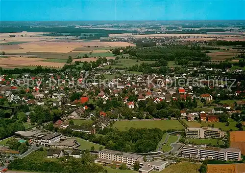AK / Ansichtskarte Bad_Westernkotten Hellweg Sole Thermen mit Freibecken Fliegeraufnahme Bad_Westernkotten