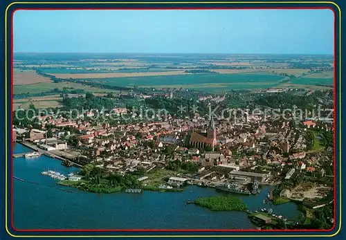 AK / Ansichtskarte Barth am Barther Bodden Fliegeraufnahme Barth