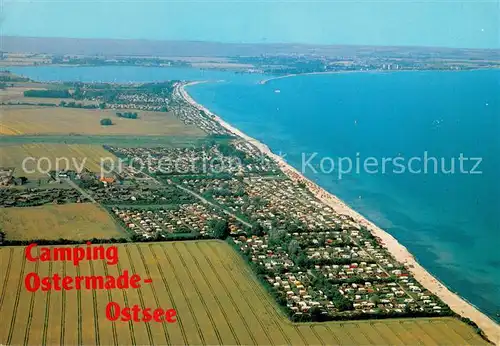 AK / Ansichtskarte Ostermade Camping Ostermade Fliegeraufnahme Ostermade