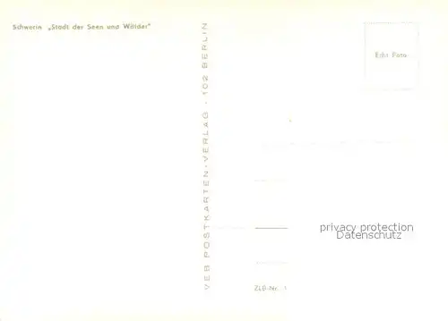 AK / Ansichtskarte Schwerin__Mecklenburg Fliegeraufnahme mit Schloss 