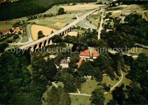 AK / Ansichtskarte Steinbergen Schloss Arensburg Fliegeraufnahme Steinbergen