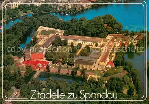 AK / Ansichtskarte Spandau Zitadelle zu Spandau Fliegeraufnahme Spandau