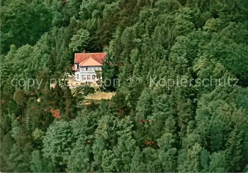 AK / Ansichtskarte Bendestorf Hotel Villa Bergfried und Pensionshaus Kurth Fliegeraufnahme Bendestorf
