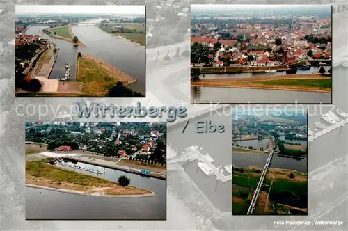 AK / Ansichtskarte Wittenbergen_Elbe Fliegeraufnahmen Details Wittenbergen Elbe