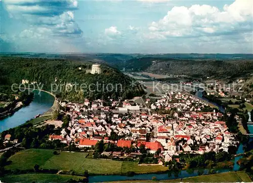 AK / Ansichtskarte Kelheim_Donau Fliegeraufnahme 
