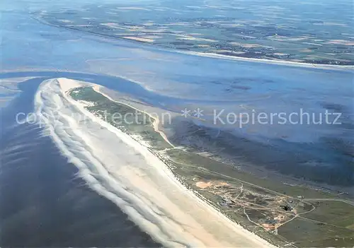 AK / Ansichtskarte Amrum Fliegeraufnahme mit Insel Foehr Amrum