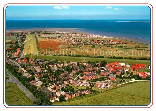 AK / Ansichtskarte Schillig Fliegeraufnahme Schillig