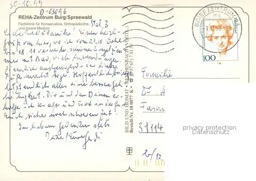 AK / Ansichtskarte Burg_Spreewald Reha Zentrum Burg Fliegeraufnahme Burg Spreewald