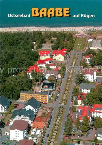 AK / Ansichtskarte Baabe_Ostseebad_Ruegen Fliegeraufnahme Baabe_Ostseebad_Ruegen