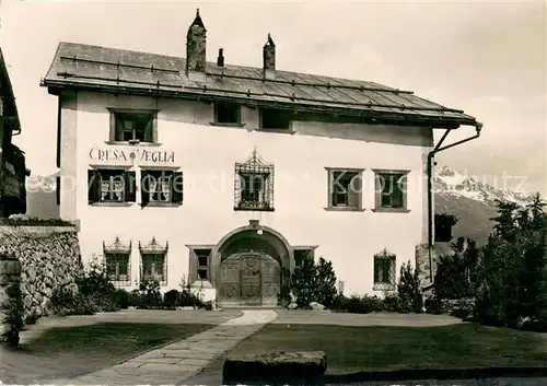 AK / Ansichtskarte St_Moritz_GR Chesa Veglia St_Moritz_GR