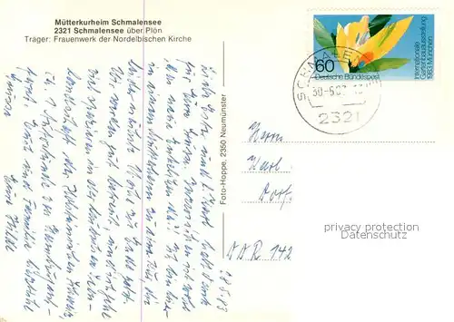 AK / Ansichtskarte Schmalensee Muetterkurheim Schmalensee Aufenthaltsraum Partie am See Schmalensee