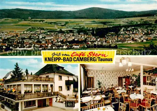 AK / Ansichtskarte Bad_Camberg Cafe Stern Panorama Kurort Bad_Camberg