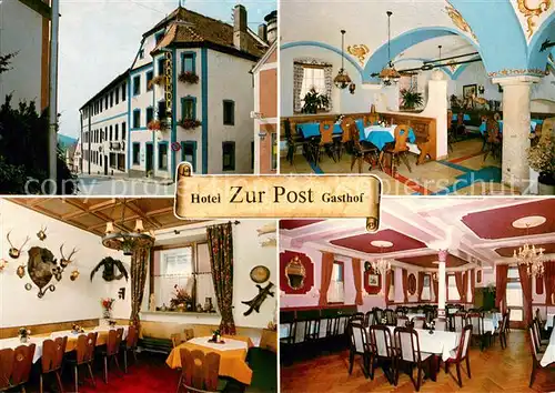 AK / Ansichtskarte Velburg Hotel Gasthof zur Post Restaurant Velburg